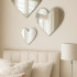 Дзеркало настінне Серце із безпечного акрилу