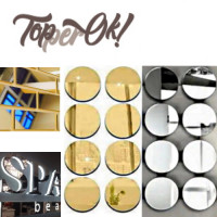 Круг серебро золото 30 см