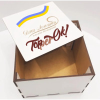 Коробка для подарунка 25х25х10 см Коробка для подарунка 25х25х10 см