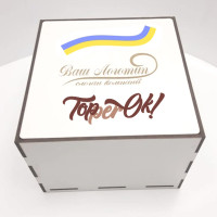 Коробка для подарунка 30х30х10 см