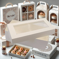 Коробка картонна з віконцем 450х200х150 мм Коробка картонна з віконцем 450х200х150 мм