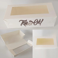 Коробка картонна з віконцем 330*150*110 мм