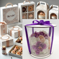 Коробка тубус для торта 20х20 см Коробка тубус для торта 20х20 см