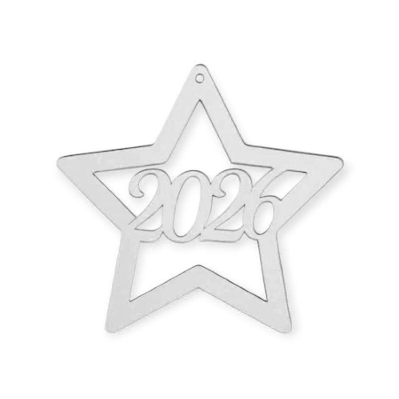 Символ року 2026 купити. Декор дзеркальний 2026. Підвіска зірка акрилова дзеркальна з написом 2026 Символ року 2026 купити. Декор дзеркальний 2026. Підвіска зірка акрилова дзеркальна з написом 2026