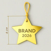 Зірка Бренд 4; 5; 6 см