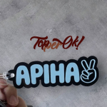 Брелок с именем из акрила — купить с доставкой по Украине