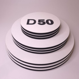 Подложка круглая белая 50 см