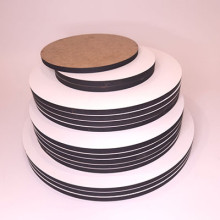 Кругла біла вибрати розмір