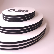 Підкладка кругла біла 30 см