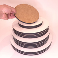 Підкладка кругла біла 12 см Підкладка кругла біла 12 см