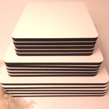 Біла підкладка квадратна 35 см