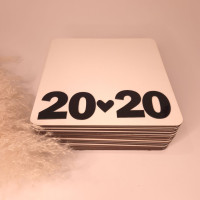 Біла підкладка квадратна 20 см Біла підкладка квадратна 20 см