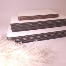 Прямокутна підкладка біла 20х30 см