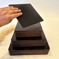 Чорна підкладка квадратна 25 см Чорна підкладка квадратна 25 см