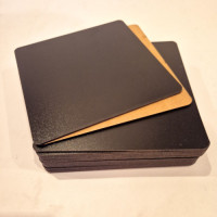 Чорна підкладка квадратна 18 см Чорна підкладка квадратна 18 см