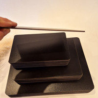 Прямоугольная подложка черная 35х45 см