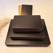 Прямокутна підкладка чорна на вибір