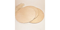 Кругла підкладка із фанери 25 см