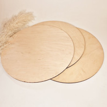 Кругла підкладка із фанери 25 см