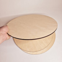 Кругла підкладка із фанери 18 см Кругла підкладка із фанери 18 см