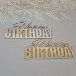 Бічний топер на торт. Топер на торт happy birthday. Топер для торта на замовлення