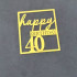 Топпер для торта Happy Birthday. Топпер на торт С Днем рождения