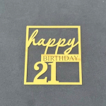 Топпер для торта Happy Birthday. Топпер на торт С Днем рождения Топпер для торта Happy Birthday. Топпер на торт С Днем рождения