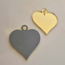 Золотий декор Серце