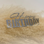 Бічний топер на торт. Топер на торт happy birthday. Топер для торта на замовлення
