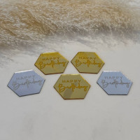 Топер Happy Birthday бічний Топер Happy Birthday бічний