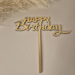 Топер Happy Birthday дзеркало