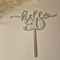 Топпер Hello 30 зеркало