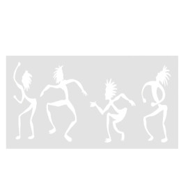 Трафарет Африка 100х42; 120х50; 170х70 см