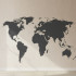 Трафарет Карта мира многоразовый для декора стен и мебели