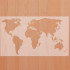 Трафарет Карта мира многоразовый для декора стен и мебели