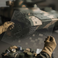 Трафарет Пиксель ЗСУ А5; А4; А3; А2; А1