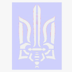 Трафарет герба Украины. Трафарет Герб Украины. Купить трафарет герба Украины без предоплаты