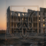 Трафарет Тризуб. Трафарети Герб України. Купити трафарет для фарби Тризуб. Купити трафарет герба України