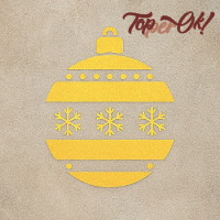 Трафарет Прикраси для ялинки А6; А5; А4; А3; А2; А1