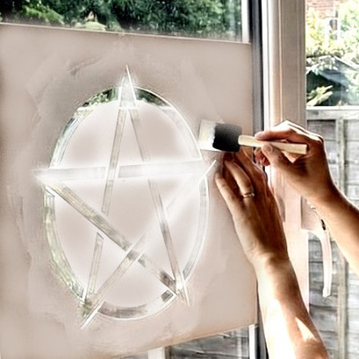 Трафарет Рождественская звезда. Праздничный декор для интерьера Трафарет Рождественская звезда. Праздничный декор для интерьера