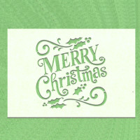 Трафарет С Рождеством А6; А5; А4; А3; А2; А1