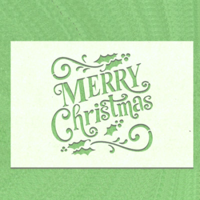 Рождественские трафареты. Купить трафарет С Рождеством. Заказать рождественский шаблон