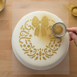 Трафарет Різдвяний вінок А6; А5; А4; А3; А2; А1 Трафарет Різдвяний вінок А6; А5; А4; А3; А2; А1