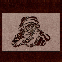 Трафарет Санти; Святого Миколая А6; А5; А4; А3; А2; А1