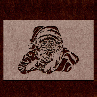 Трафарет Святого Миколая. Замовити трафарети Санта Клауса Трафарет Святого Миколая. Замовити трафарети Санта Клауса