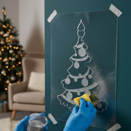 Трафарет Ялинка Новорічна А6; А5; А4; А3; А2; А1 Трафарет Ялинка Новорічна А6; А5; А4; А3; А2; А1