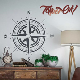 Трафарет Компас