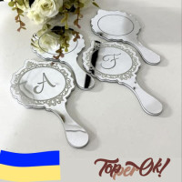Дзеркало на весілля 10х6; 12х7.5; 14х8