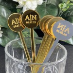 Іменні палички для коктейлів. Палички для коктейлів з ім'ям
