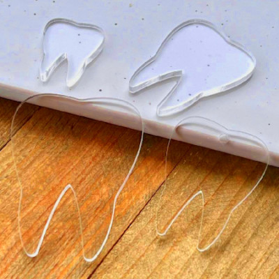 Акриловая заготовка Зуб коренной прозрачная Акриловая заготовка Зуб коренной прозрачная